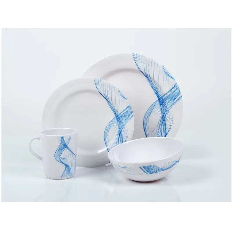 CAMP4 Set Vaisselle 16 Pièces Cabrera