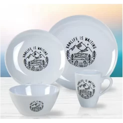 CAMP4 Set Vaisselle 16 Pièces Van Life