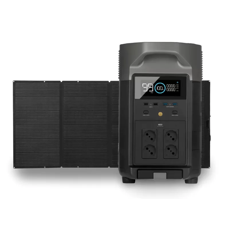 ECOFLOW Delta Pro 3600 Wh + Panneau Solaire 400 W
