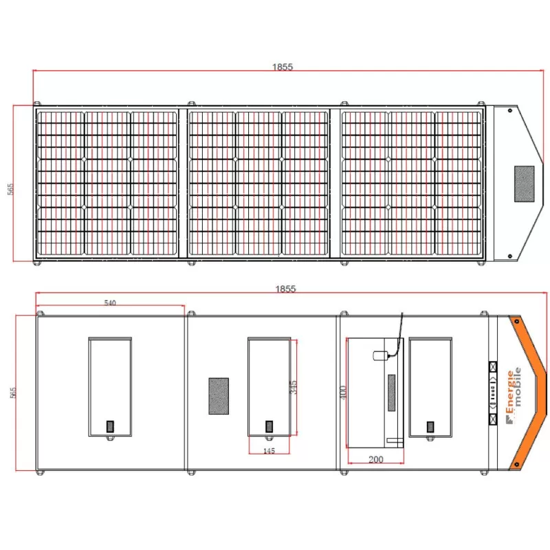 EM Panneau Solaire Pliable AP-170 – Image 5