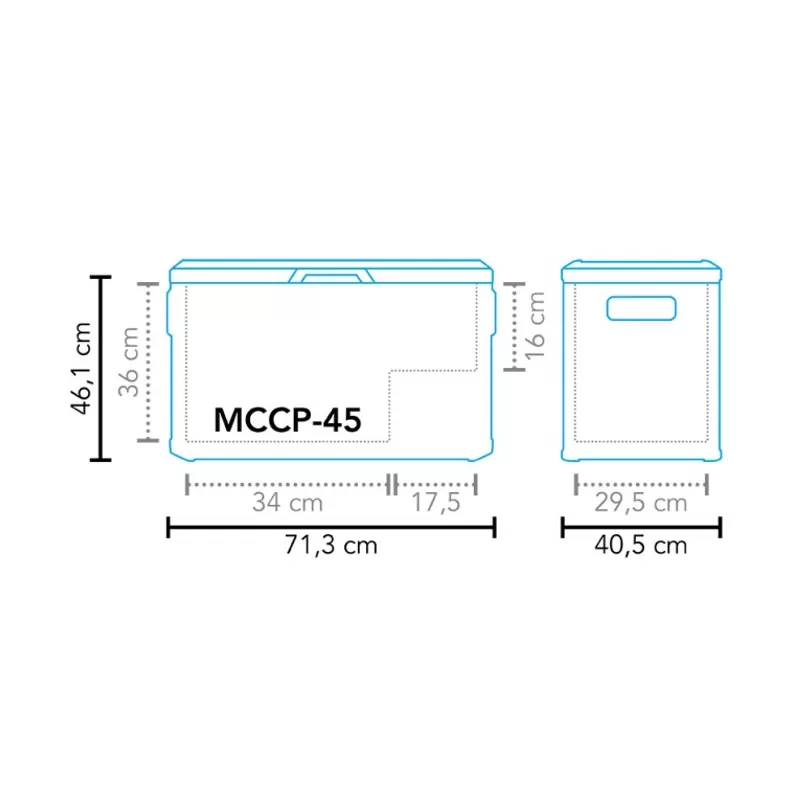 MESTIC Cool Box MCCP-45 AC/DC – Image 3