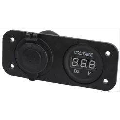 OSCULATI Prise 12V + Voltmètre